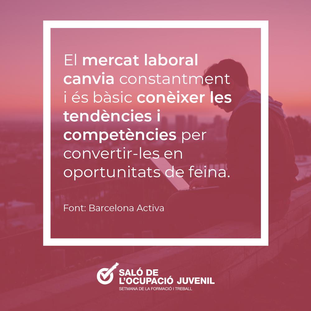 salocupacio's tweet photo. Hem de procurar estar al dia amb el sector que ens interessa 📲
@barcelonactiva #feina #treball https://t.co/4neblYSc4T