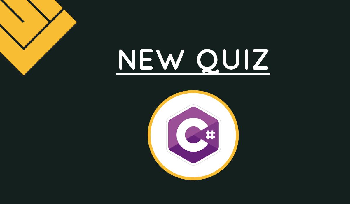 skillvalue's tweet image. Take the first step 👣 to greatness with this #Csharp7 beginner #quiz . Start your #programming journey with a #LinkedIn certificate 🎓 that will boost your profile. 
➡️ bit.ly/2mwaAE5
#csharp #beginner #certification #programminglife #development
