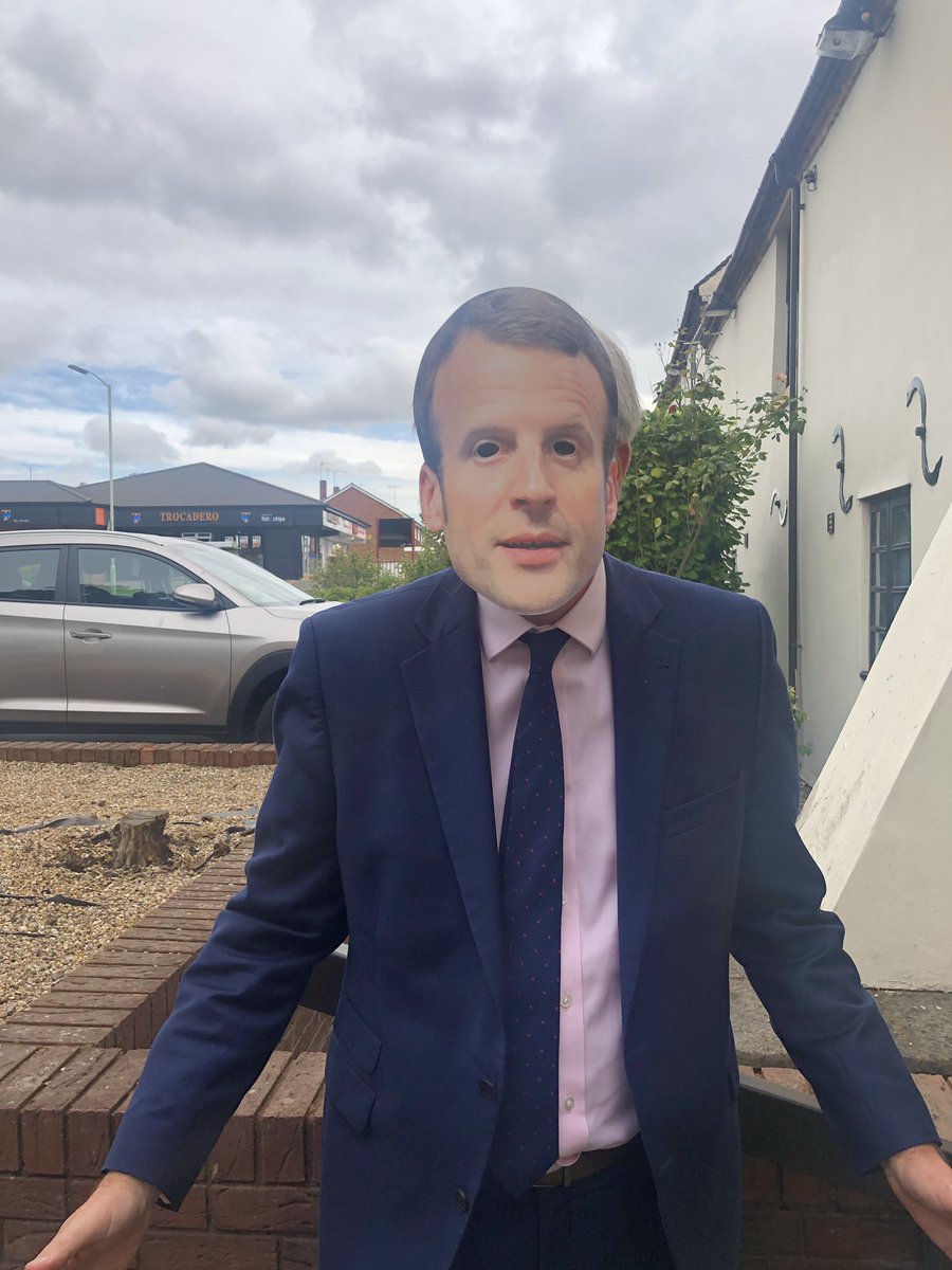 DCWilliams330's tweet photo. Morning well-spent in Cannock (!) with French GCSE pupils. Lots of language spoken et on a bien mangé. Good that the French President could join us. https://t.co/28IeA59Ek7