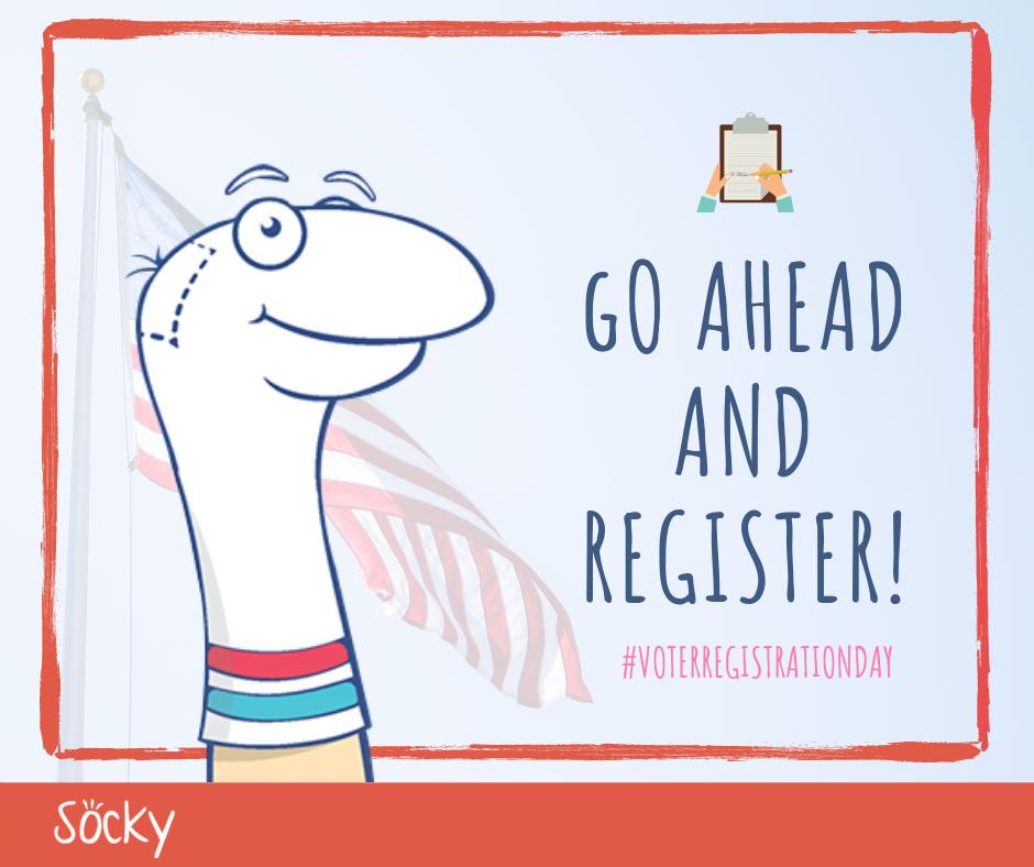 sockyapp's tweet image. Today&apos;s National Voter Registration Day!

Take action on the change you want to see.
Go ahead and register today!

👉nationalvoterregistrationday.org/about/

#VoterRegistrationDay #NationalVoterRegistrationDay #Autism