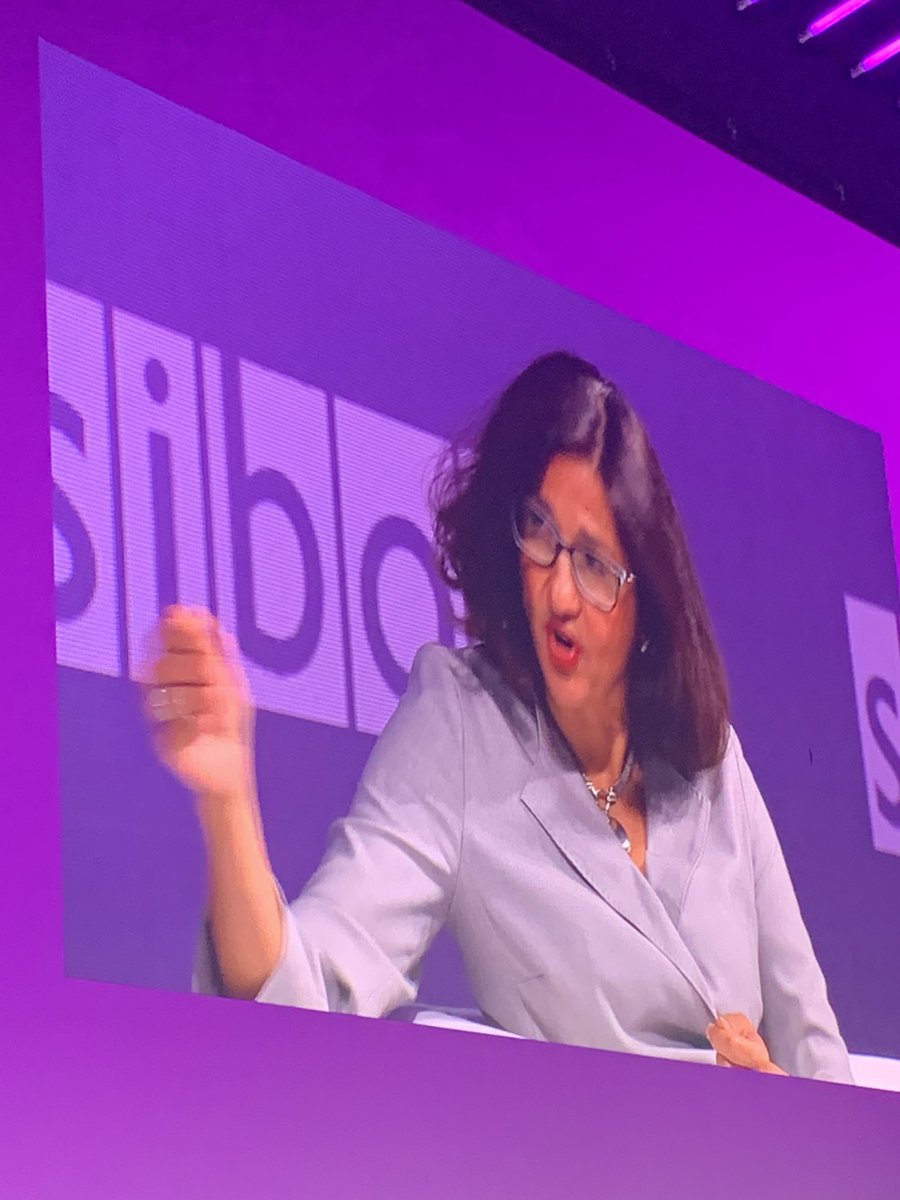 Janetduchenne's tweet photo. Interesting insights from Dame Minouche Shafik of the London School of Economics and Political Science at Sibos 2019 on the reset of capitalism: "Voluntary moves by corporates towards CSR is not enough. It needs a change in the rules and the laws" https://t.co/z1oONXmKTS