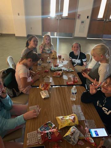 MrsRenalds's tweet photo. Such a fun, exciting bingo night for our 5th and 6th graders with tons of prizes, candy, and line dancing! #NisforNancy @EmilyGrosse @MissSokolHB @Ms_Pendlebury @MrsColwellHBMS @MussoStefanie @WebbersWhizKids https://t.co/fICo2CELGL
