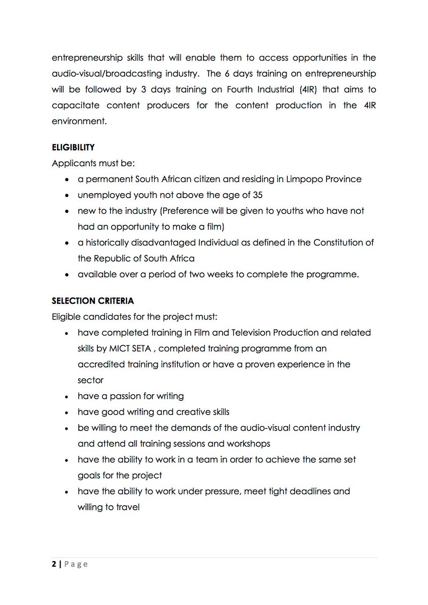 KeaMotlokwa's tweet photo. My Amazing Limpopo Creatives, if you are a graduate and are unemployed here is an opportunity by @CommsZA. You can be part of a 6 days entrepreneurship programme. Please share and note that the closing date is 11 October 2019. https://t.co/WdpFbTvYDt #KeaPlugger https://t.co/k3ZcCneIQB