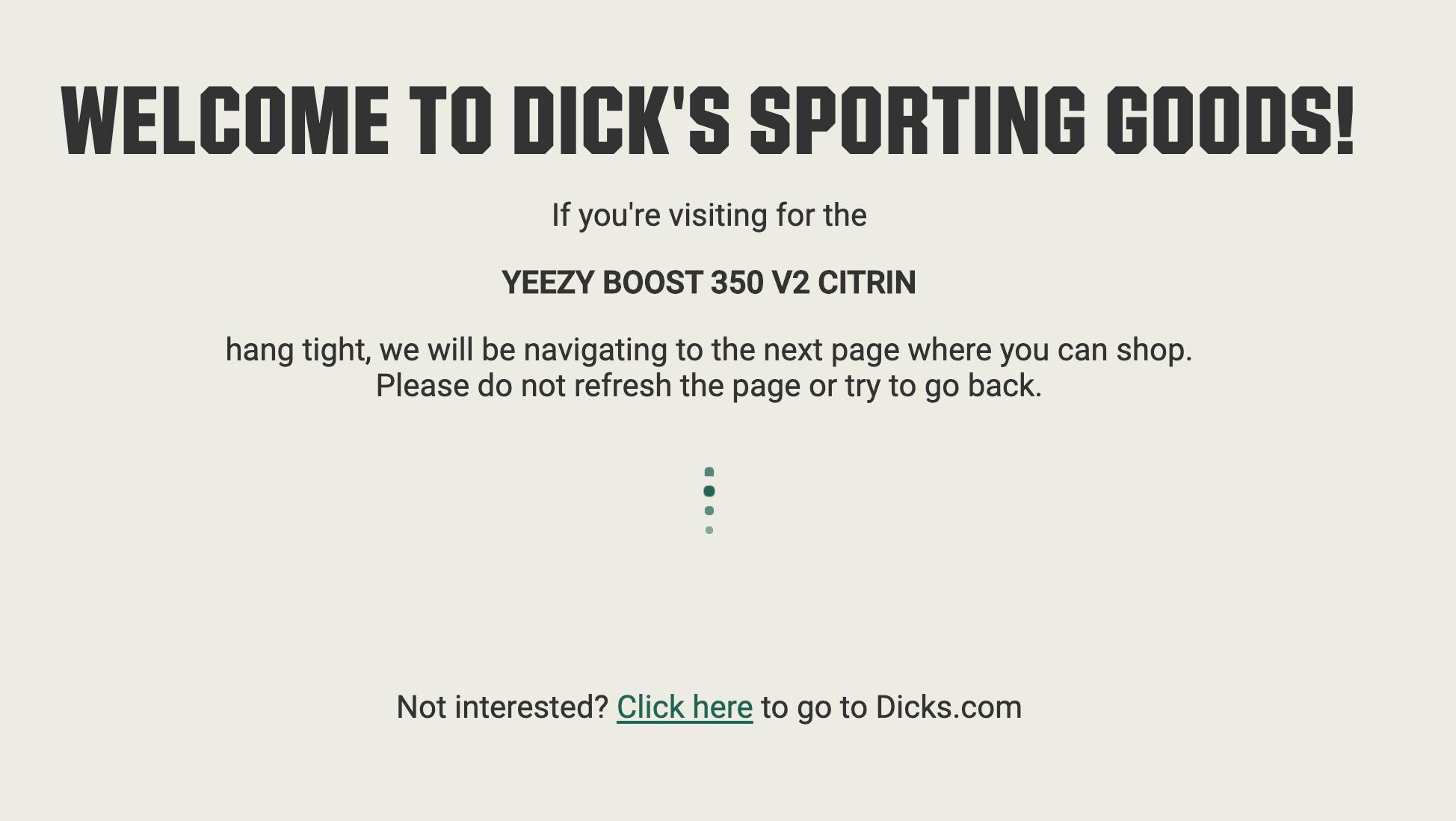 yeezys at dicks