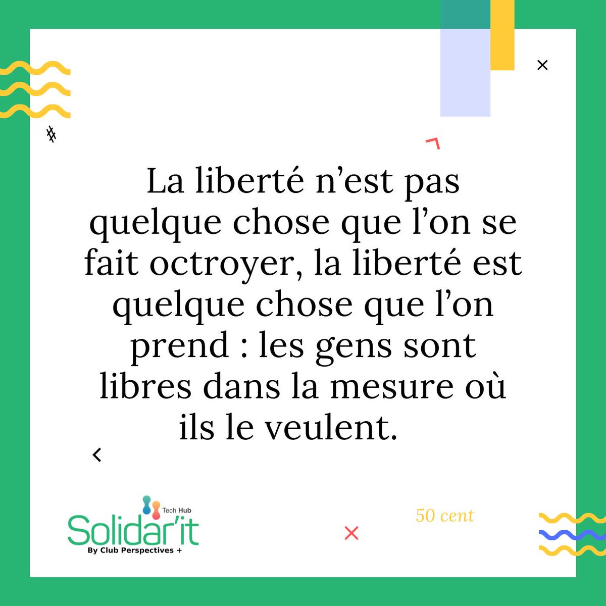 "La liberté n’est pas
quelque chose que l’on se fait octroyer, la liberté est quelque chose que l’on
prend : les gens sont libres dans la mesure où ils le veulent."

Et vous ? Dite nous en commentaire 👇👇👇 le niveaux de liberté que vous ambitionnez. 
#Motivation #NeverGiveUp