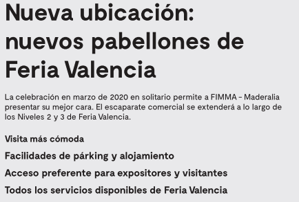FIMMA_MADERALIA's tweet image. En la próxima edición de Fimma Maderalia tenemos nueva ubicación y pabellones! Esperan muchas sorpresas 😍
#feriadelamadera #maderalia #fimma #construccion #madera #carpinteria #tablerodemadera #tableros #decoracion #fimmamaderalia2020 #fentfira