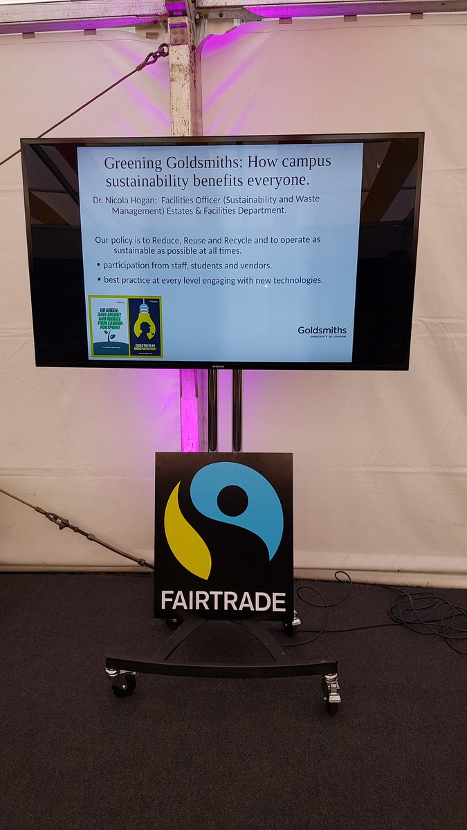 GreenGoldsmiths's tweet photo. We're all set in in the "Deptford" cubicle in the marquee.
Stop by and let's discuss climate change. https://t.co/TrBrtzCUB6