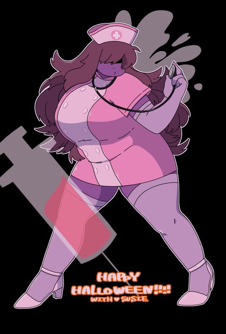 ナスナーススージィちゃん🍆🏥

#DELTARUNE 
#HappyHalloweenWithSusie 