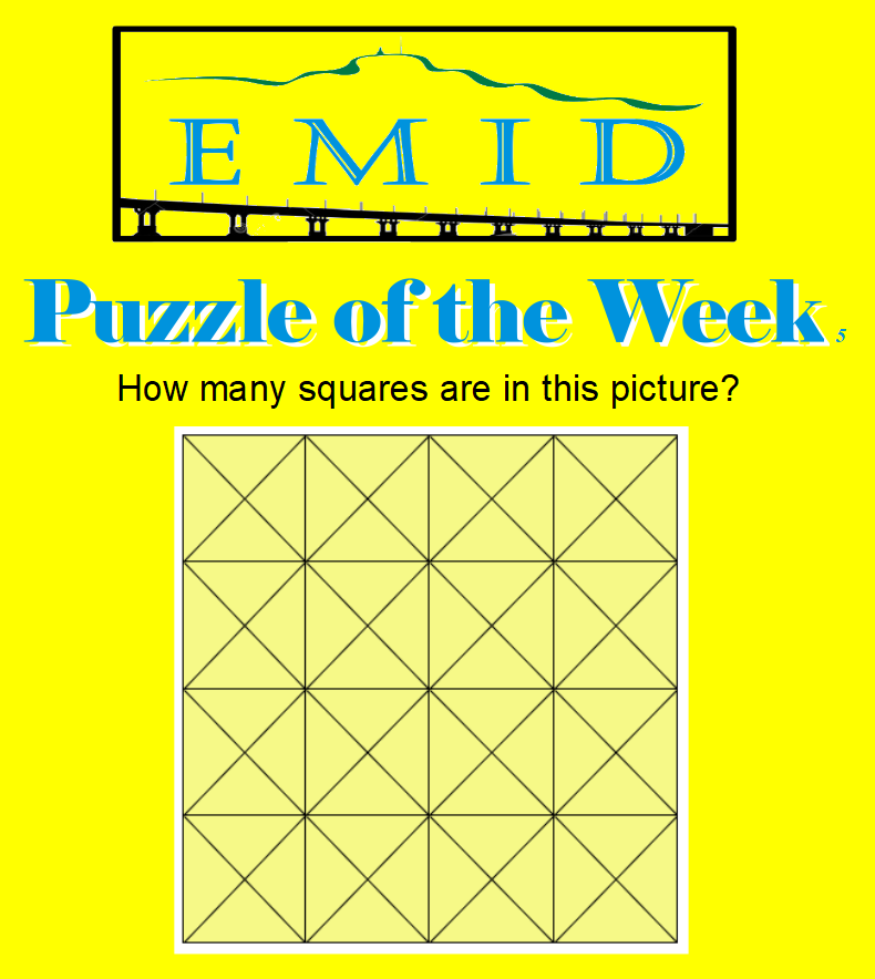 EMID_team's tweet image. #EMIDPuzzleofheWeek 5
#EMID2020
#EMIDpotw
Answer &amp;amp; next puzzle coming next Monday!
Good Luck @P7andMrWhan and @danimcfonz 
@morganacademy1 @StJohnsOfficial @stpaulsdundee @BaldragonAcad @BraeviewAcademy @Grove_Academy @Craigie_High @harrisacdundee @DundeeNumeracy @MathsScot 👍😃