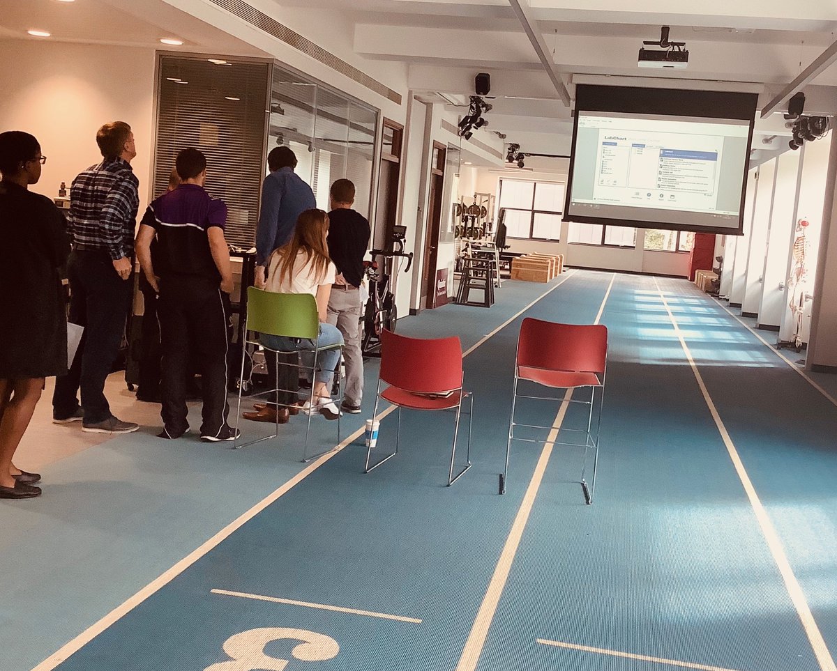 SAS_HWBNU's tweet photo. #powerlabs training for the @BucksSport and @BucksSiPP teams this morning. #freshersready #welcomeweek @BucksNewUni #humanperformancelab #sports #research #physiology #bucksnewuni lots of good tips & tricks to improve data collection https://t.co/QbPzfezx81