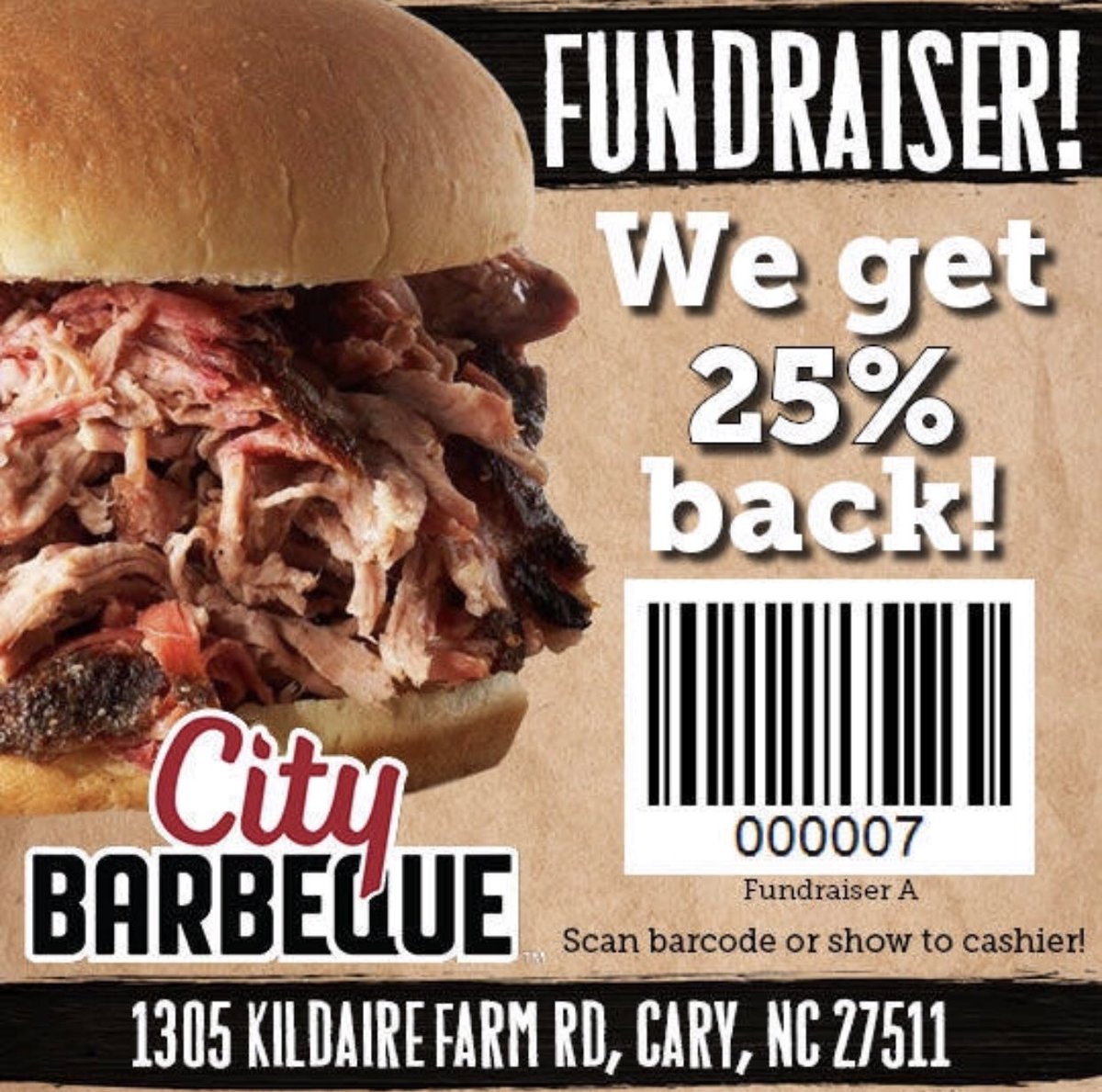 Eat at City BBQ today!
