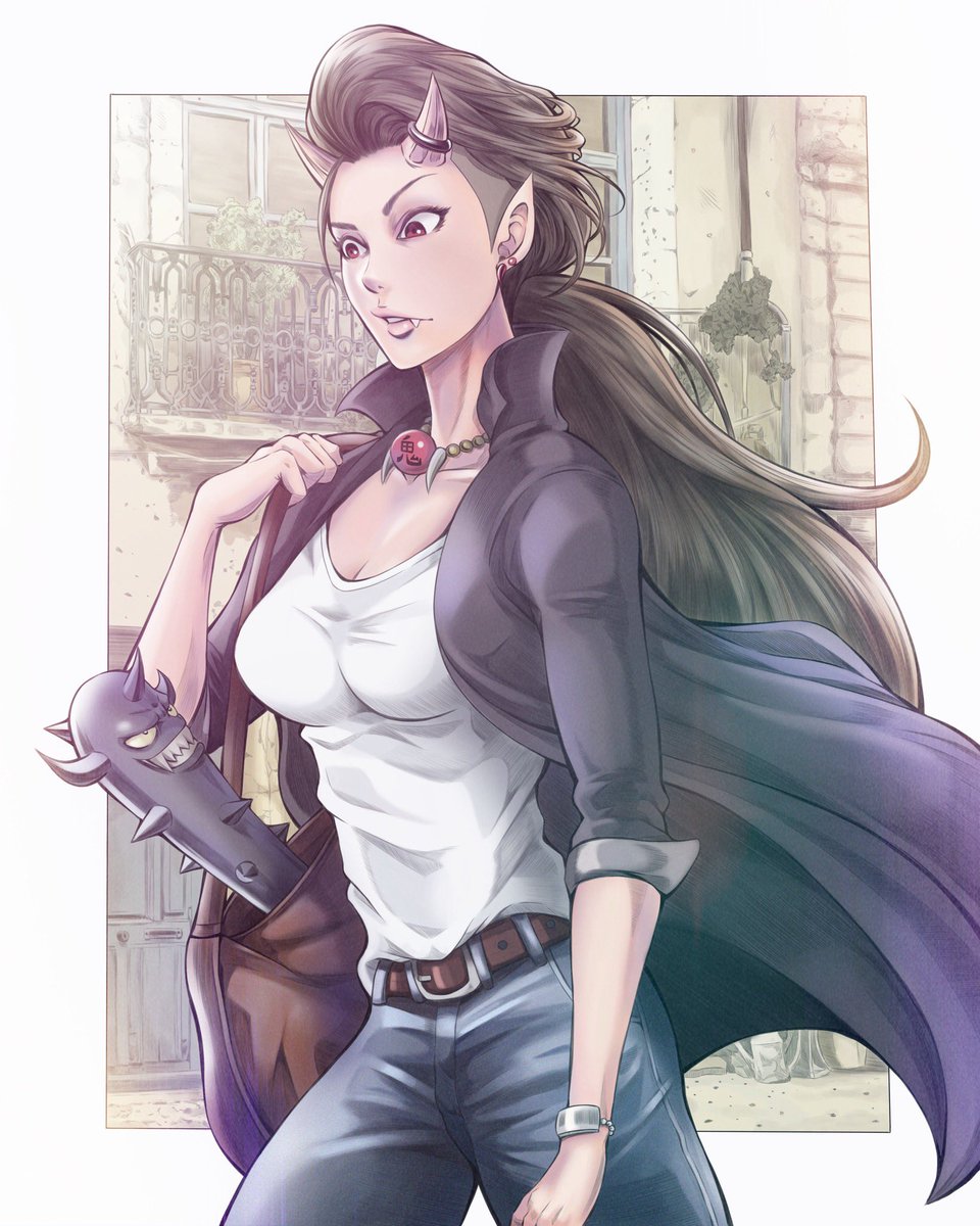 To Ru トール Na Twitteru 鬼姐さん 金坊や カラー版 オフモード姐さんです 鬼 イラスト 絵 Illust To Ru トール Na Twitteru 鬼姐さん 金坊や カラー版 オフモード姐さんです 鬼 イラスト 絵 Illust