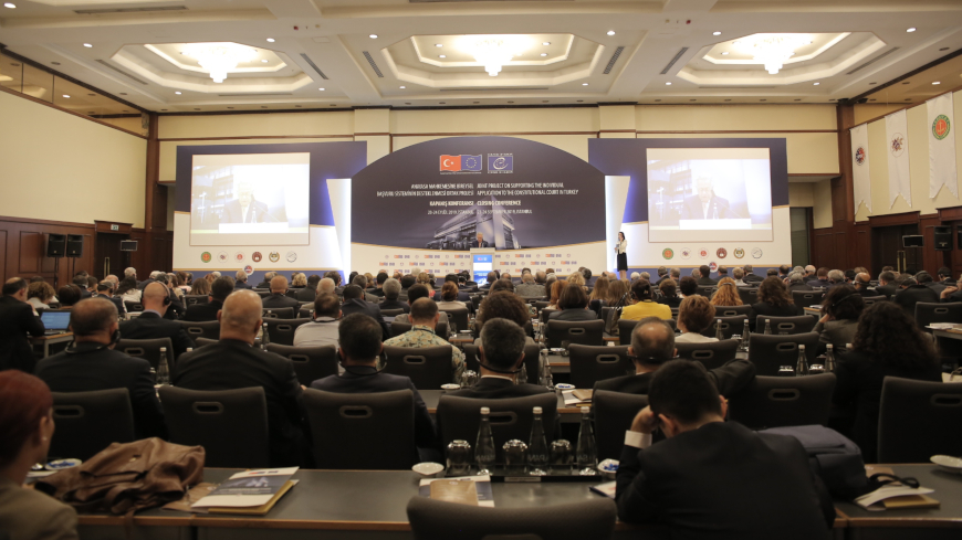 CoE_RuleofLaw's tweet photo. Effective remedies for #HumanRights in #Turkey: an international conference organised by @CoE @EU and the Republic of Turkey🇹🇷 marks 7th anniversary of constitutional complaint mechanism. https://t.co/1tsaHdjyZ7 @Turkey_CoE https://t.co/bJyNXPV1cT