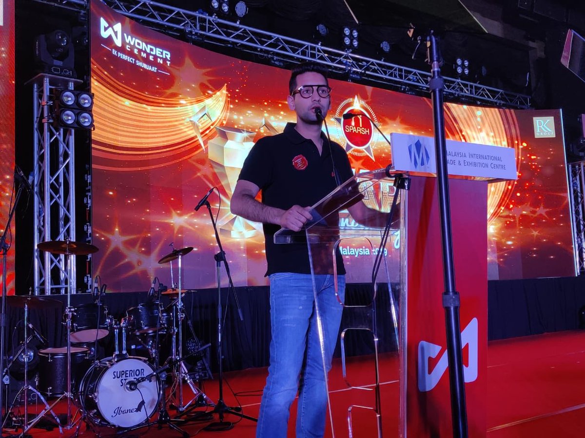wondercement's tweet photo. Mr. Rishabh Patni, Director, Wonder Cement shares insights on the smart future for all – Wonder Cement and the dealer & business partner community. #SMARTADC19 https://t.co/s0uPIT6Pxh
