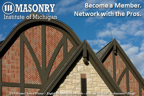MIM_Michigan's tweet photo. The Masonry Institute of Michigan, Inc. is dedicated to the promotion and advancement of the masonry industry.  https://t.co/sGnioeQvzd        #MIMmembership #JoinMIM #masonry https://t.co/VFwILT1CU1