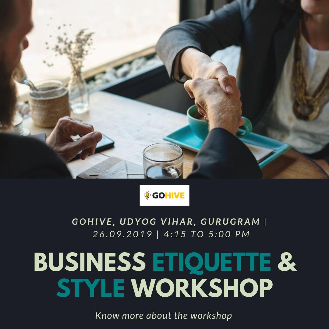 Gohive On Twitter Eventalert Businessetiquette Workshop On