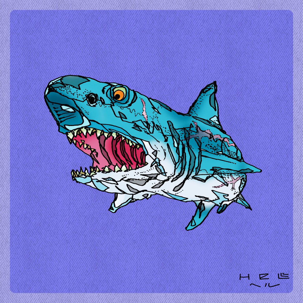 Helll ヘル サメお気に入りですか 嬉しい ボク的にもサメさんカッコいいのでオススメデス