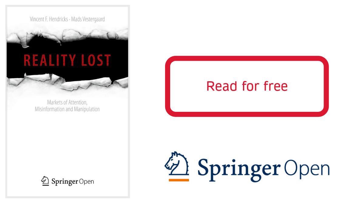JLSchilling22's tweet photo. Interested the fake news phenomenon? Excellent free book from @SpringerNature analyzes fake news based on attention economics and arms readers with the knowledge to fight misinformation. Free to download: https://t.co/LZHNtDZlnD #RealityLost #FakeNews #FakeFacts #AcademicTwitter https://t.co/dTbZry8mP6