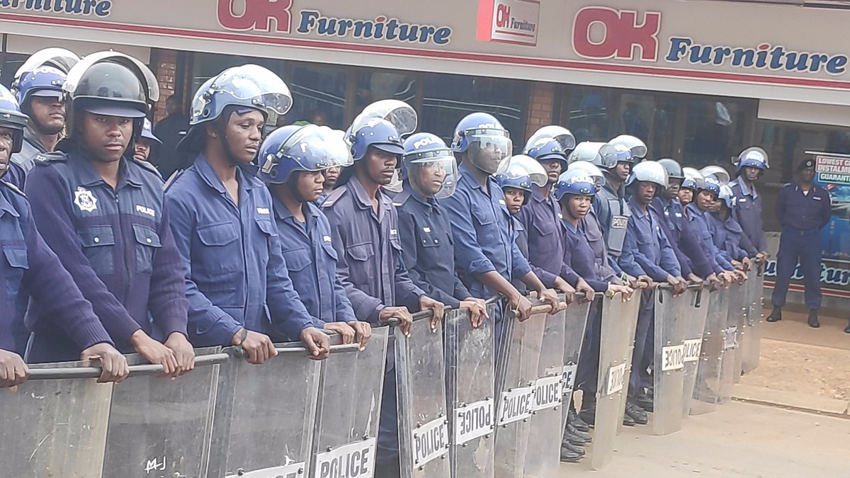 SNAT Swaziland (@snatswaziland) on Twitter photo Police armed to the teeth during strike action for 7.85% CoLA by PSAS.<a href="/ilo_pretoria/">ILO Pretoria</a> ,<a href="/tucoswa/">TUCOSWA</a> <a href="/SUDF24/">SUDF NEWS 24/7</a> ,<a href="/UN/">United Nations</a> <a href="/AJEnglish/">Al Jazeera English</a> ,<a href="/BBCWorld/">BBC News (World)</a> ,<a href="/CNN/">CNN</a> ,<a href="/eNCA/">eNCA</a> Police armed to the teeth during strike action for 7.85% CoLA by PSAS.<a href="/ilo_pretoria/">ILO Pretoria</a> ,<a href="/tucoswa/">TUCOSWA</a> <a href="/SUDF24/">SUDF NEWS 24/7</a> ,<a href="/UN/">United Nations</a> <a href="/AJEnglish/">Al Jazeera English</a> ,<a href="/BBCWorld/">BBC News (World)</a> ,<a href="/CNN/">CNN</a> ,<a href="/eNCA/">eNCA</a>