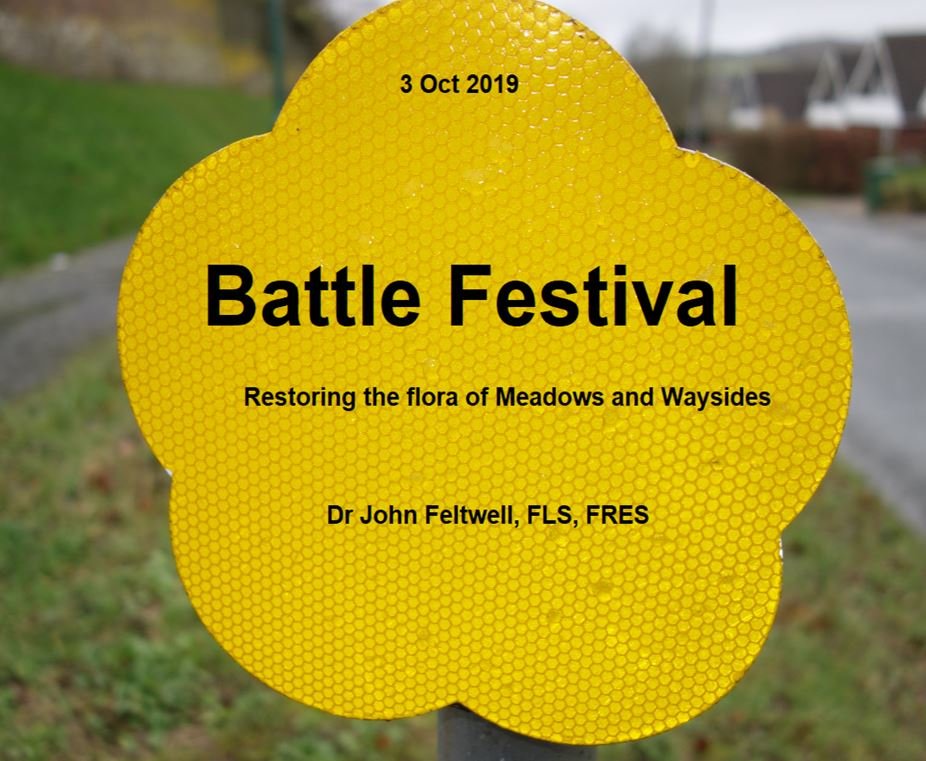 Invitation to my illustrated lecture 3 Oct 7.30pm on 'Restoring Meadows' <a href="/battlefestival/">Battle Festival</a> '<a href="/flora/">Flora</a> <a href="/battlesussex/">Battle, East Sussex</a> @visit1066 <a href="/1066tweets/">1066 Tweets</a> <a href="/BattleMeadows/">Battle Wildlife Meadows</a> <a href="/BattleTownCncl/">Battle Town Council</a> @highweald <a href="/healthywalks/">Ramblers Walking for Health</a> tickets 01424 319982 &amp; @thecraftynorman &amp; <a href="/RotherBooks/">Rother Books</a>