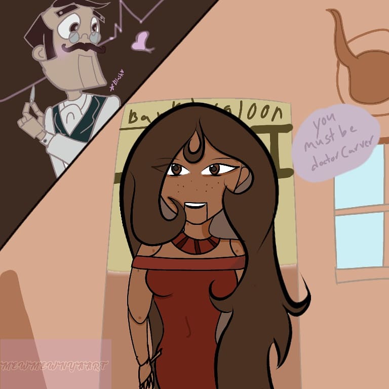 mewmewnyaart's tweet photo. Meet my showdown bandit oc inara I ship her with doctor Carver (fight me) #showdownbandit #showdownbanditart #showdownbanditoc #practicemakesperfect #practicemakesprogress #practicemeansperfect #keeptryinghard #keepimproving #somethingneweveryday #digitaldrawing https://t.co/ZYfzXy7ZGX
