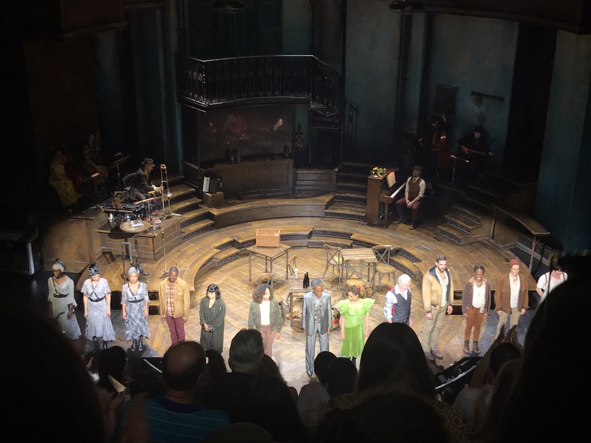 Sally12019's tweet photo. It’s almost impossible for me to describe how beautiful this show tells us the humanity and hope.
2nd time last night and I fell more in love with you @hadestown !!
@TodayTix #SingleTicketsWeek https://t.co/t3Ki6KZ6jc