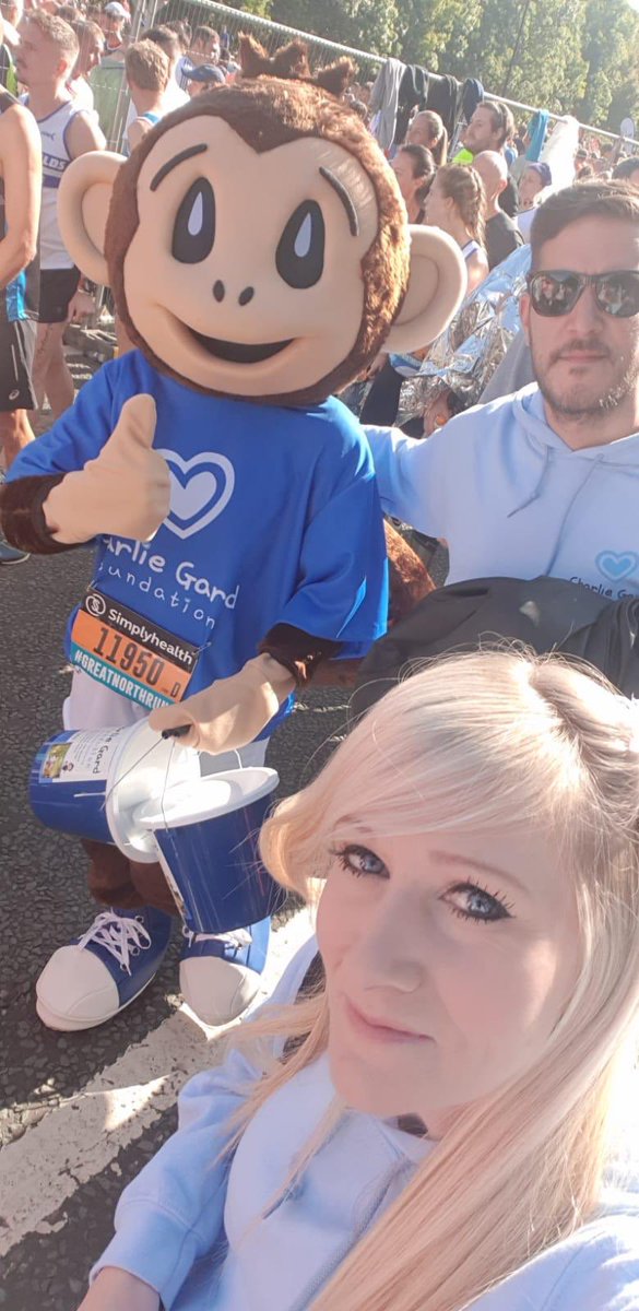 mito_monkey's tweet photo. My first half marathon! It was tough, and took over five hours, but I did it! #MitoMonkey #MitoMatters #CGF https://t.co/O36IsXWnGF