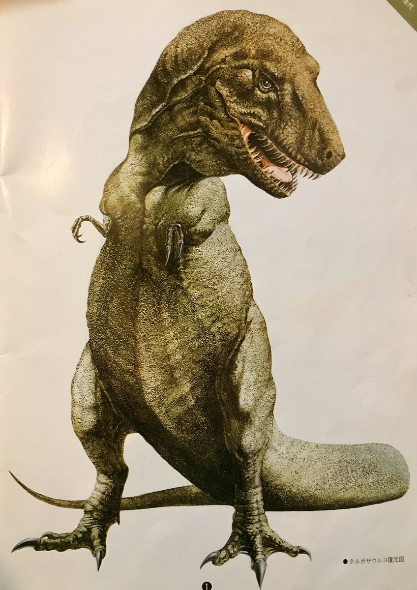 奥さんが子供の頃行った北九州での恐竜展のパンフレット。1978年12月からというとガンダム放送開始の少し前。この頃はまだこういうゴジラ型の復元だったのね。
押してあるスタンプが手塚プロっぽい。 