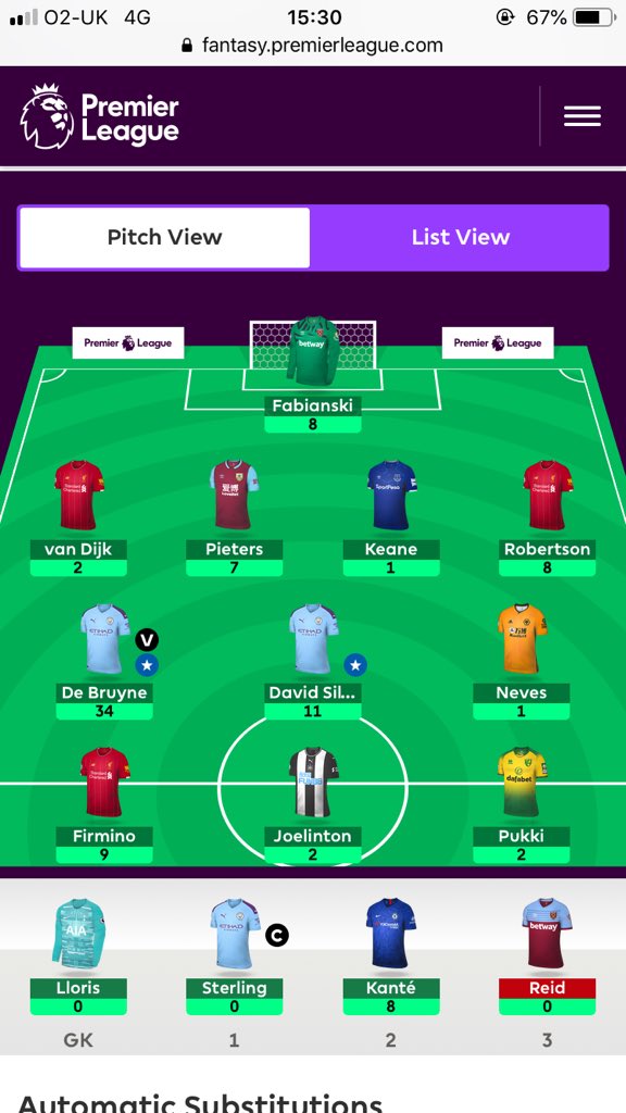 @dingcharlie_ @Middlesbruhh @OfficialFPL Fabianski is at least my 2nd choice keeper and often gets a lot of saves. 3 clean sheets in a row now!