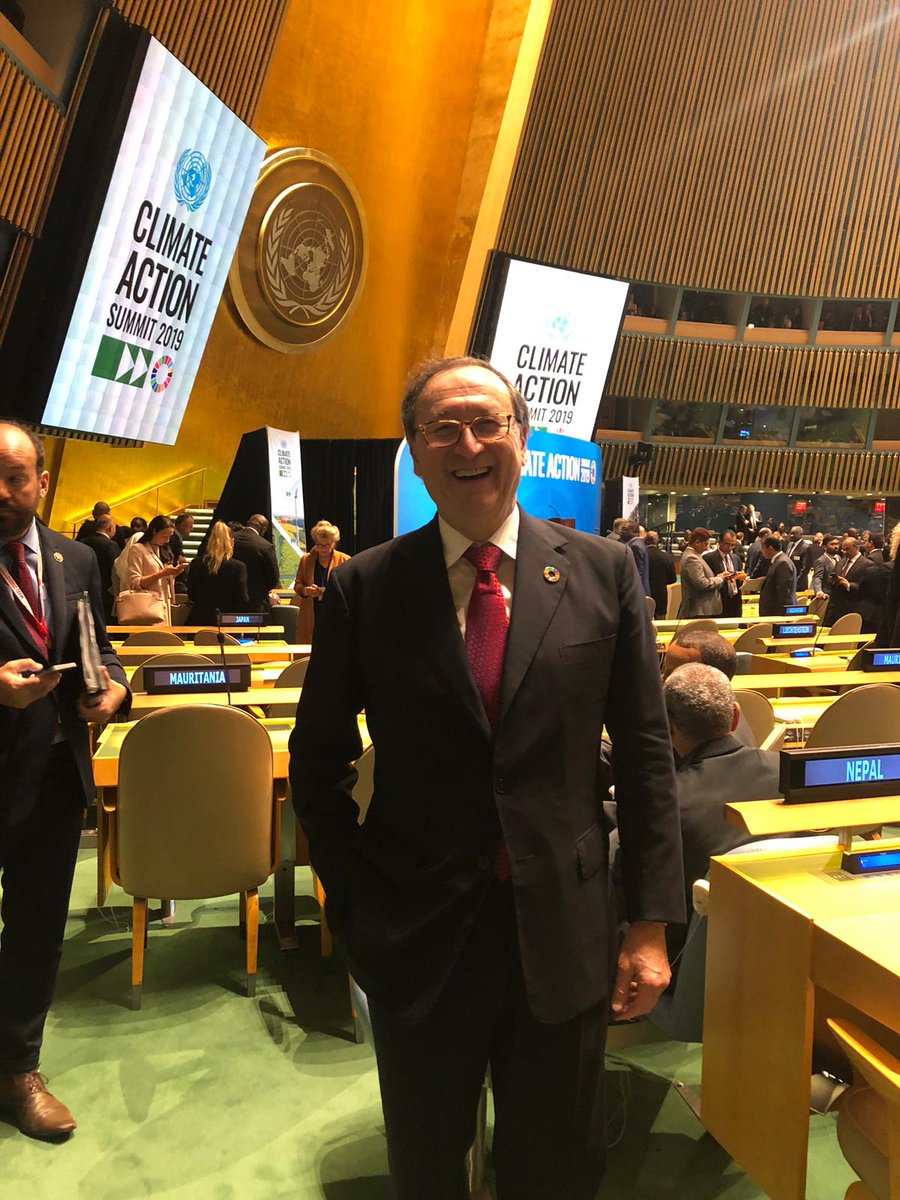 WTWcorporate's tweet photo. Our CEO John Haley preparing to speak at the UN #ClimateActionSummit in NYC. The #ClimateActionSummit is where ideas will become concrete initiatives that governments, businesses and people everywhere can use to boost #climateaction https://t.co/6eK73JMOf0