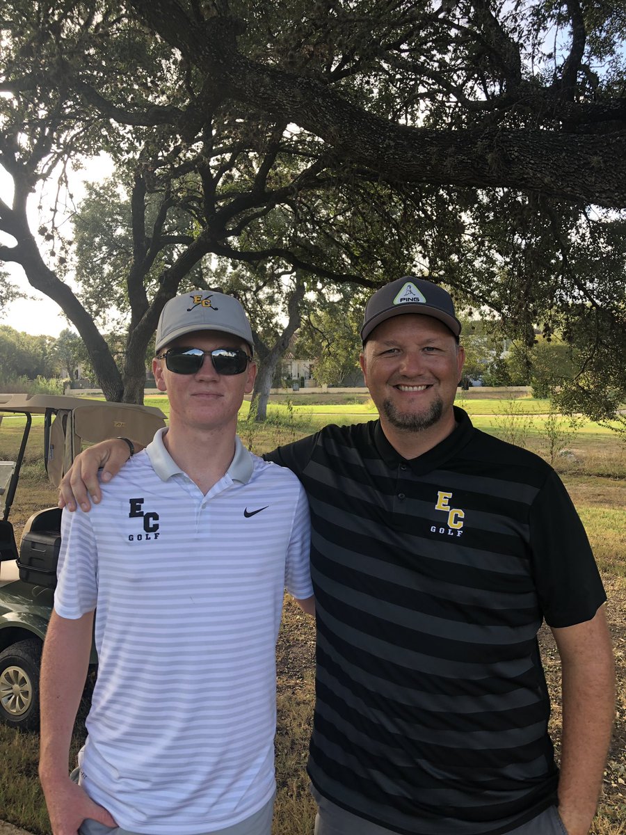 ArriolaSuzette's tweet photo. Good Luck to Blake and Garrett on their first tournament of the year. #ECgolf #ECPride @joehubb74 @ECISDtweets @echsathletics1 @ECHShornets @hornetyrbk https://t.co/YesbTblJiV