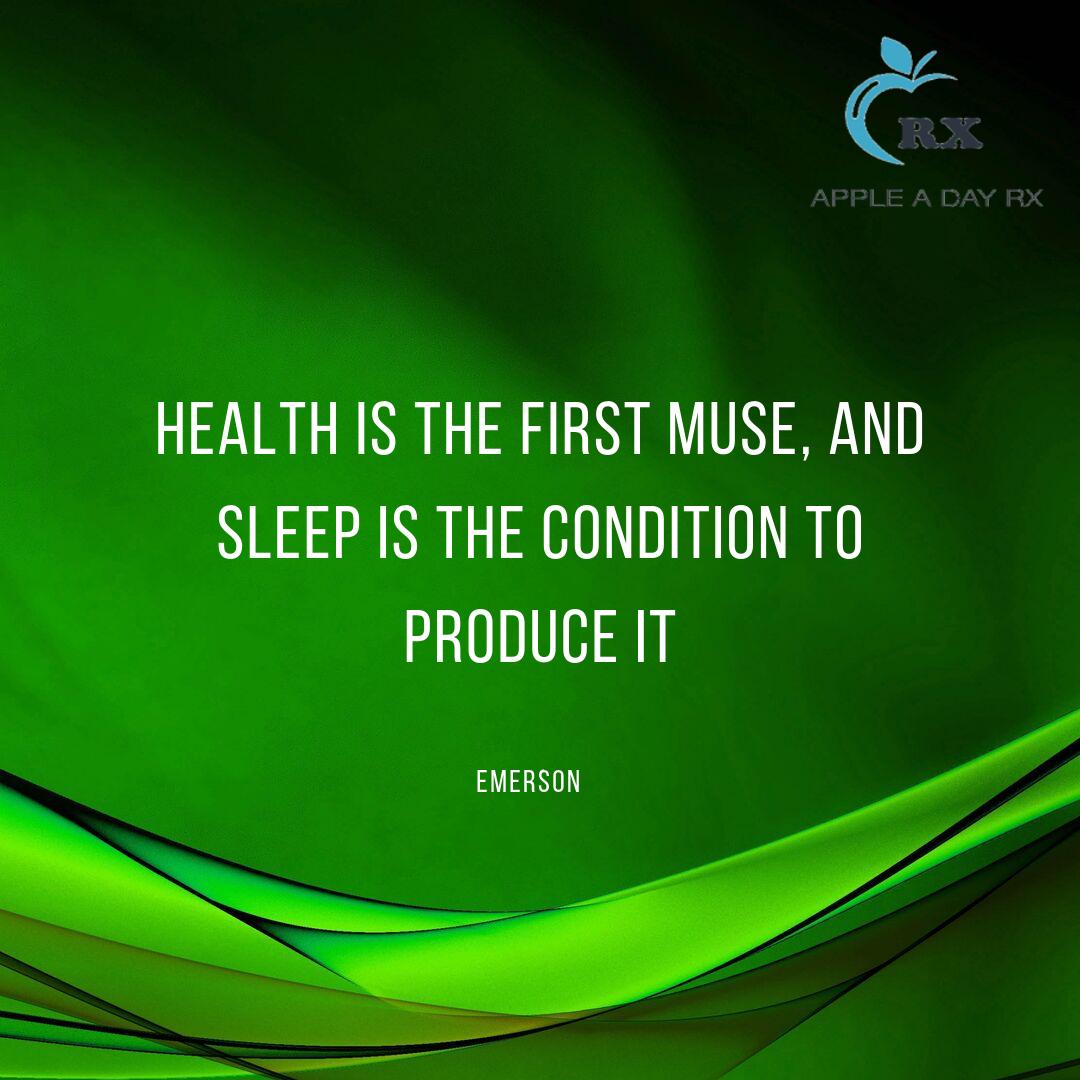 appleadayrx's tweet photo. Health is the first muse, and sleep is the condition to produce it.

Emerson

#health #fitness #healthy #wellness #gym #motivation #workout #healthylifestyle #fit #lifestyle #love #nutrition https://t.co/ihvp5ctjc1