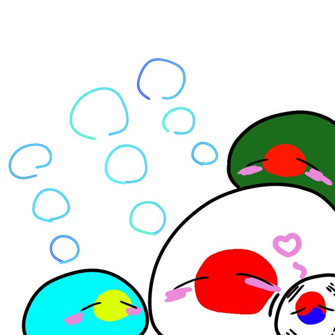 ポーランドボールのtwitterイラスト検索結果