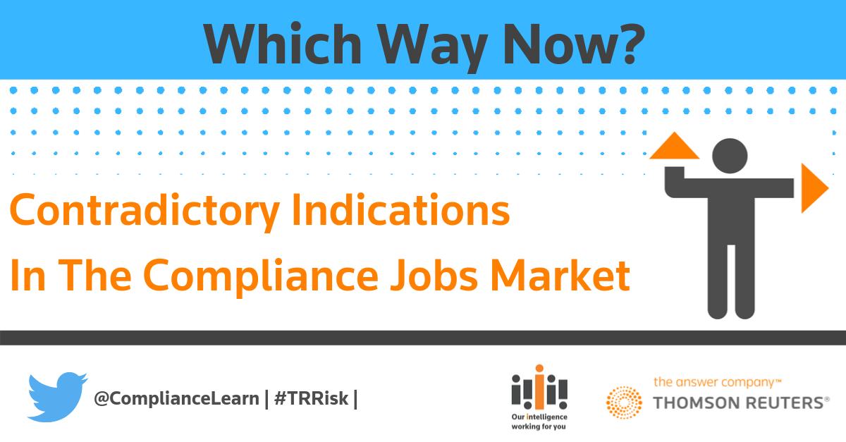 Contradictory winds in the European compliance jobs market is leaving professionals perplexed as some factors are reducing demand while others are increasing it. Read more about the different components altering the compliance function here on our blog: bit.ly/2m8ckmq