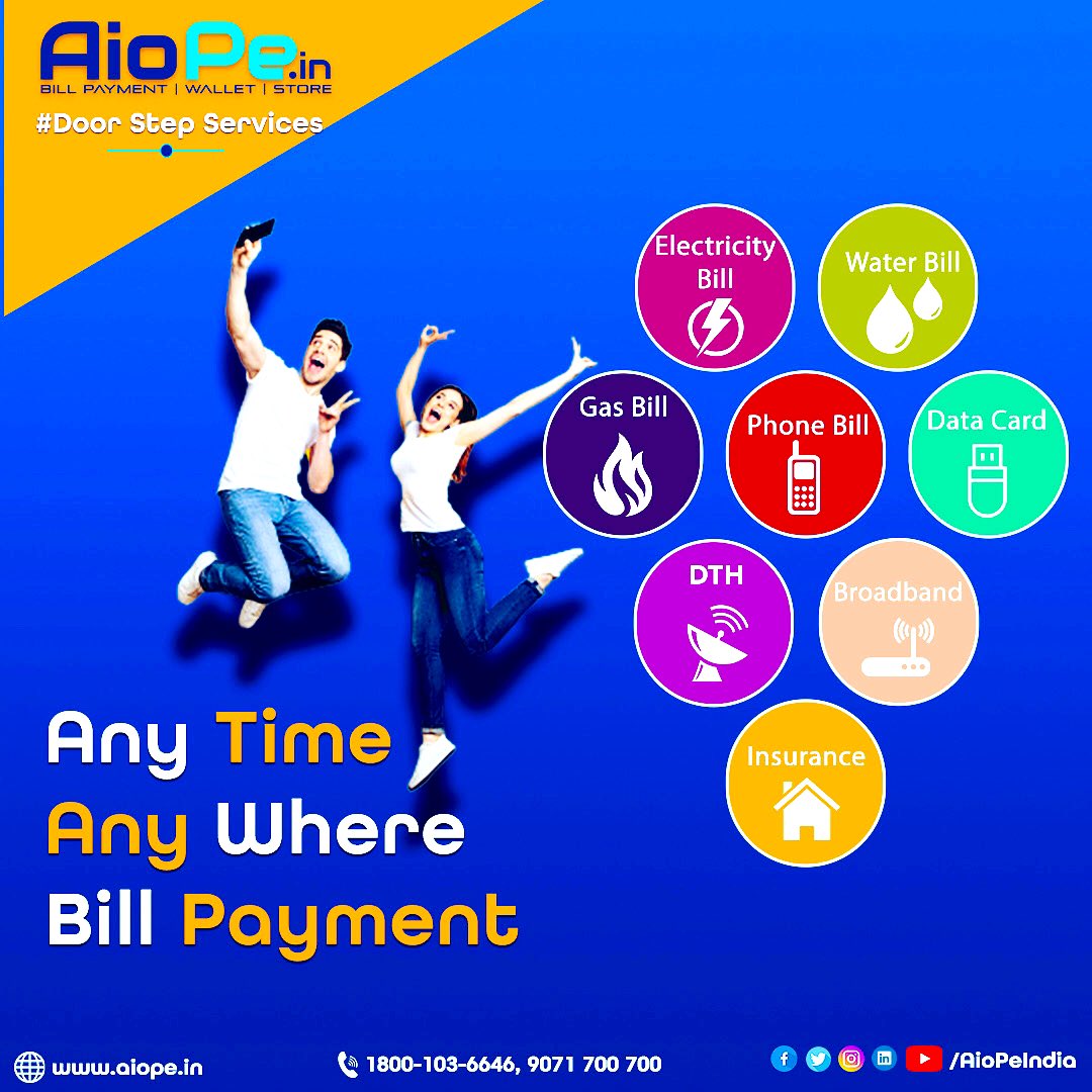 AioPeIndia's tweet photo. #AioPe #AioPeIndia 

#ATM #MoneyTransfer #E-Governance #Wallet 
#BillPayment #ElectricityBill #WaterBill #PhoneBill #DTHRecharge #Broadband #GasBill #InsuranceBill #DataCardBill #Banking #EVCharging #AadharCard #BusTicket #TrainTicket #FlightTicket #Courier #MobileRecharge 
#AEPS https://t.co/7301fp7hfd