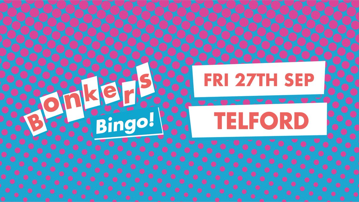 Hey, #Telford, you're next👀

FRIDAY IS THE DAY😱

👇Get ready 👅 
buff.ly/2yHBco8

#MondayMotivation #bingo