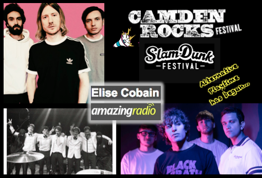 amazingradio's tweet photo. On tonight's #AlternativePlaytime, we're looking back on more highlights of our fantastic summer. Hear @EliseCobain chat @CamdenRocksFest from 8pm, inc. interviews with @sinkaband, @WATERFOOLSMUSIC & @myokband. Plus @DINOSAURPILEUP on #TheHangOut!
Listen: https://t.co/YYpVRefy0n https://t.co/lGiHsrppUC