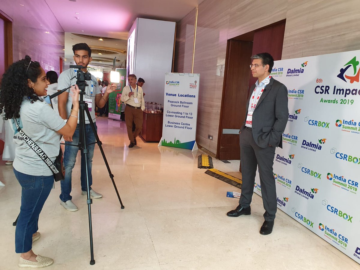 ejazrashid's tweet photo. Being interviewed at the #indiaCSRsummit in Delhi. It's been a great event so far... and it's only day 1!  Big thanks to everyone at @givingforce behind the scenes. https://t.co/VVfxsJBm55
