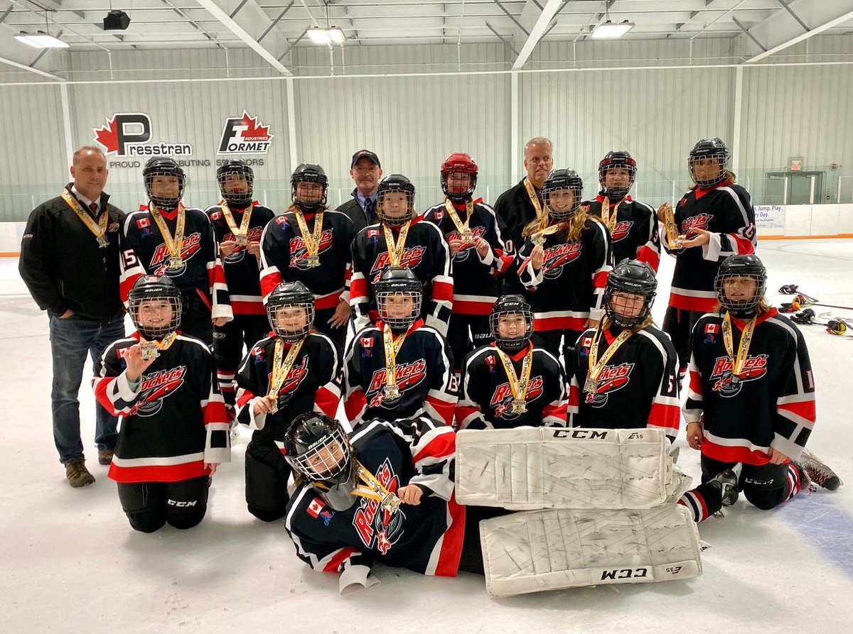 Ayr Rockets Girls Hockey on Twitter "Congrats to Ayr Rockets Peewee B