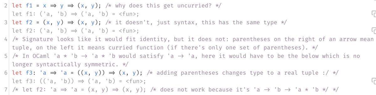 Not sure what to think of the <a href="/reasonml/">Reason</a> syntax for functions.
sketch.sh/s/EFzA325qtZaP…
This has some good points though: reasonml.github.io/docs/en/compar…