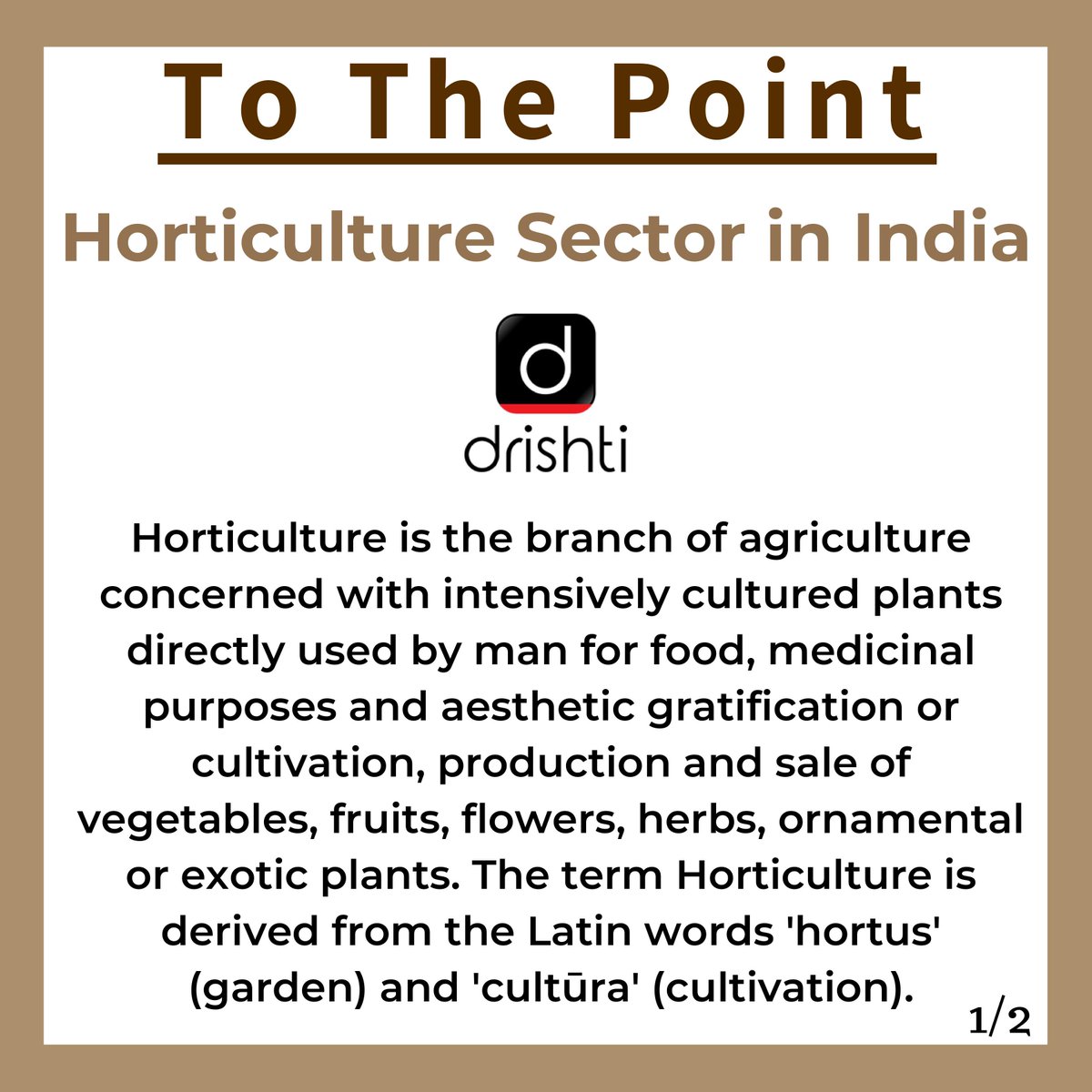 drishtiiaseng's tweet photo. Horticulture sector is poised for tremendous growth in India so, let us take a look at this TTP where we have summarized its various dimensions, including its challenges.
https://t.co/LOVxLaTprI
#Horticulture #UPSCToThePoint #UPSCMains #UPSCTTP #DrishtiIASEnglish #DrishtiIAS https://t.co/6QzJseerEM