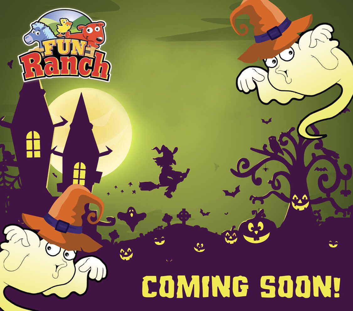 funranch's tweet photo. Halloween is coming... are you ready? 👻🎃

#bootime2019 
#halloween
#funranch
#kidsrulehere https://t.co/0hbsK0UDjo