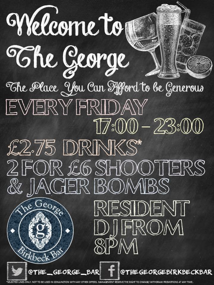 The_George_Bar's tweet photo. Welcome and welcome back! We are now open for the new term! https://t.co/TcPVO44uhC