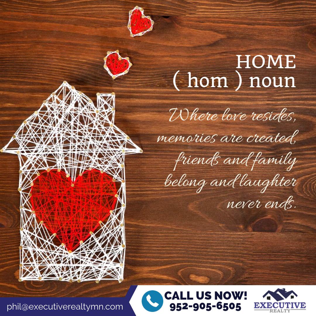 ExecutiveMn's tweet photo. How do you define home? :) 

#RealEstate #Home #Realty #ForSale #NewHome #Property #DreamHome #Investment #Tips #Minneapolis #executiverealtymn #Minnesota #MinnesotaRealEstate #HomeSale https://t.co/BQ9TnmLGV0