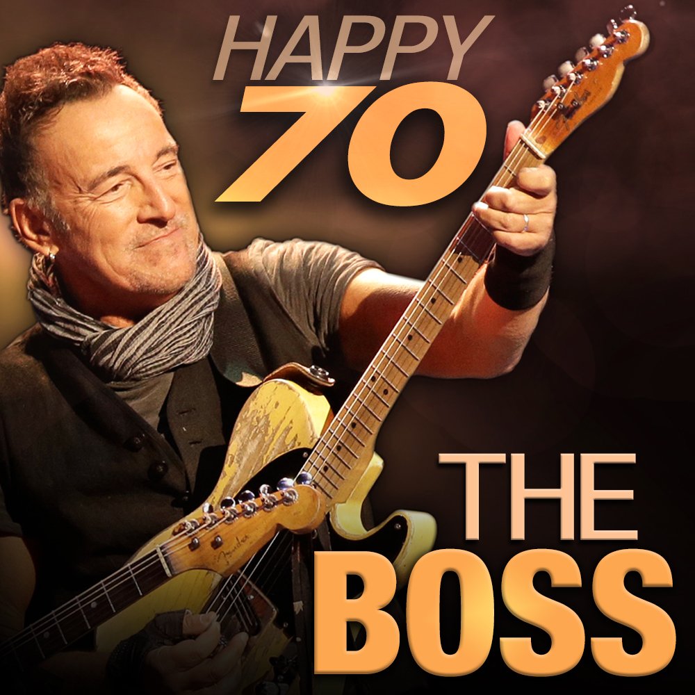 HAPPY BIRTHDAY: Bruce Springsteen turns 70 today!  