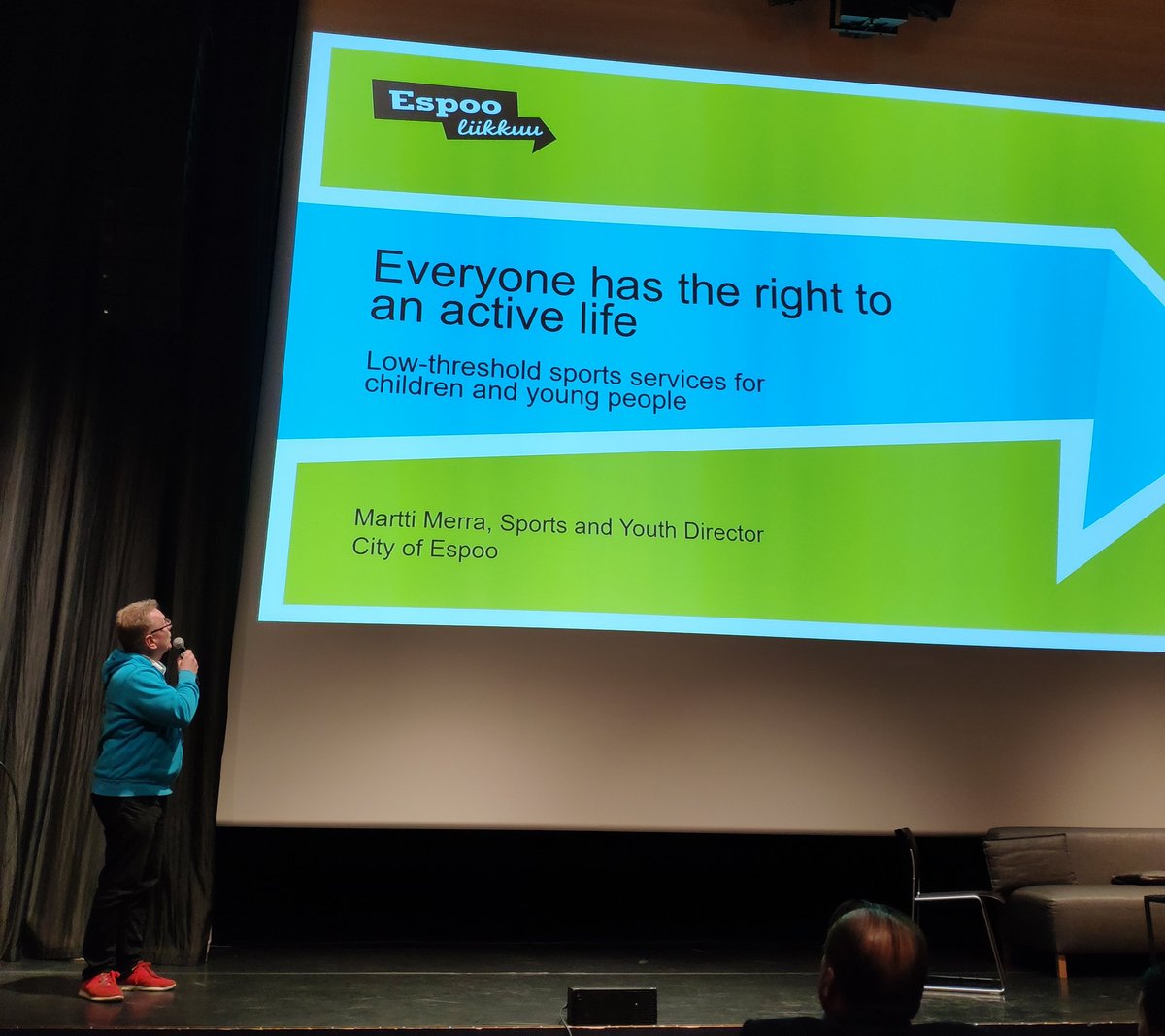 lauratiidla's tweet photo. Does everyone have a right to an active and healthy life? Hell yeah! But are we succeeding in ensuring that? How can we ensure everyone their #HumanRightToMove? #TbilisiDeclaration #espooliikkuu #BeActive @EspooEsbo @BeactiveF @annikaforsten @EuSport @ISCA_tweet @MogensKirkeby https://t.co/WR11cXSuMv