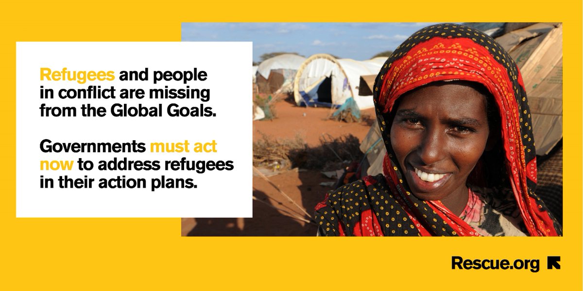 Refugees (26 *million* people) are not included in the #GlobalGoals. 
Truth is: There will be no equality as long as refugees are missing from this process. 
RT to raise awareness and call on governments to act, and include refugees in their action plans. bit.ly/2l17JCy