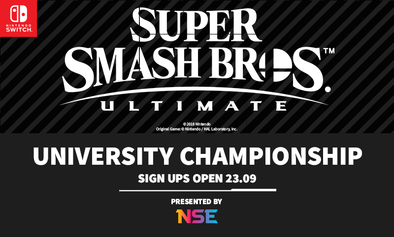 We are pleased to announce our partnership with <a href="/NintendoUK/">Nintendo UK</a> to officially launch the Super Smash Bros. Ultimate University Championship!

Find out more: nse.gg/news/announcin…