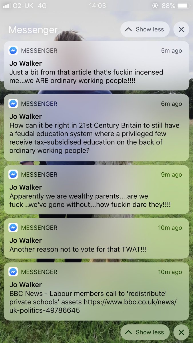 imi_elizabeth's tweet photo. I only sent her a Jez Corbyn meme 😭 https://t.co/CWc8iwQsq5