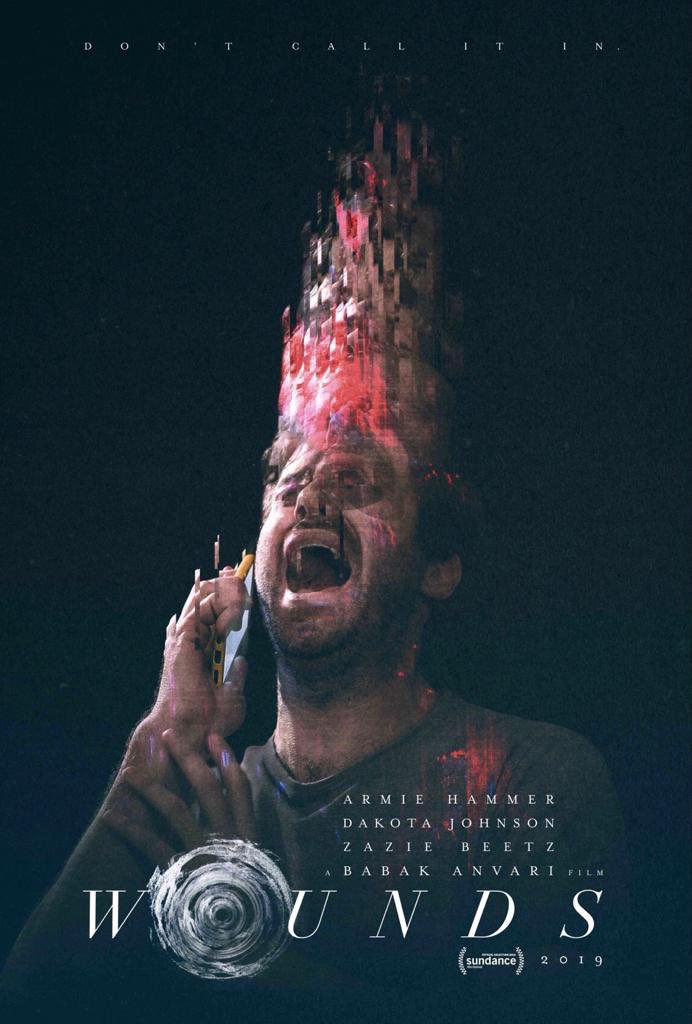 ArmieHGlobal's tweet photo. Sad you couldn’t catch #WOUNDS at a festival? DON’T WORRY! It’s coming to Netflix on October 18th! https://t.co/2v6vWAeObI